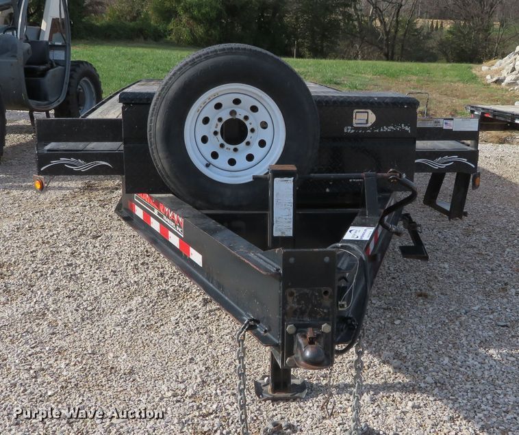image for item DH0568 2008 Trailerman DHT8420N14 tilt deck utiltiy trailer