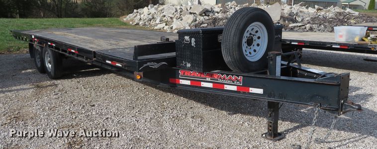 image for item DH0568 2008 Trailerman DHT8420N14 tilt deck utiltiy trailer