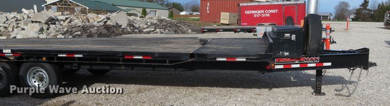 image for item DH0568 2008 Trailerman DHT8420N14 tilt deck utiltiy trailer