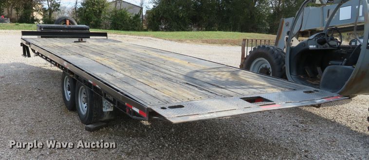 image for item DH0568 2008 Trailerman DHT8420N14 tilt deck utiltiy trailer