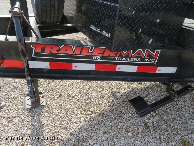 image for item DH0568 2008 Trailerman DHT8420N14 tilt deck utiltiy trailer