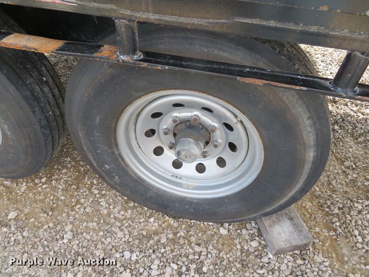 image for item DH0568 2008 Trailerman DHT8420N14 tilt deck utiltiy trailer