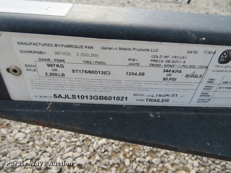 image for item DH0574 Generac MLT6S  light plant