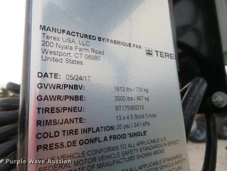 image for item DH0575 2017 Terex RL4  light plant