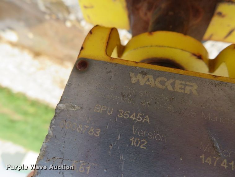 image for item DH0578 Wacker BPU3545A  walk behind compactor
