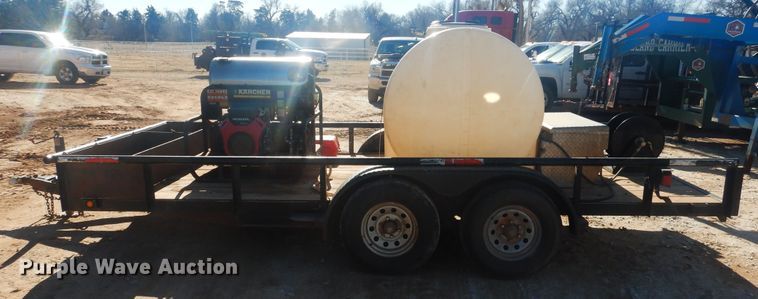 image for item DI3624 2006 Tex Mex utility trailer with pressure washer