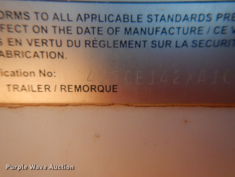 image for item DI3625 2010 CM enclosed cargo trailer with pressure washer