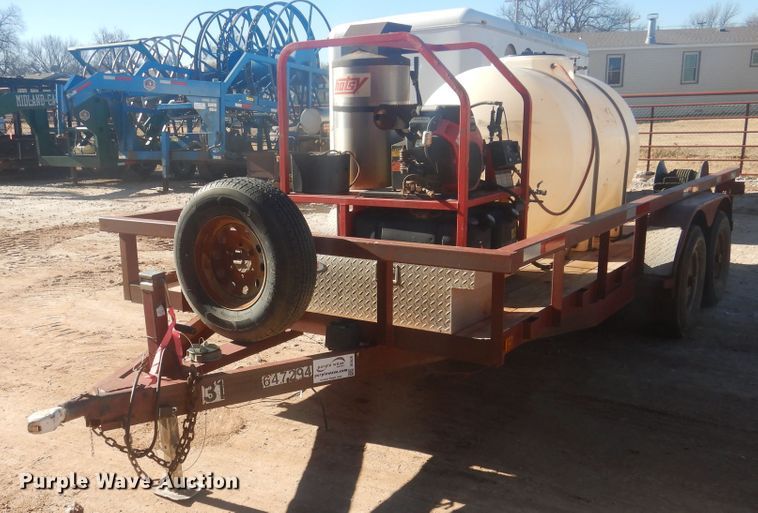 image for item DI3626 2013 Horse Creek utility trailer with pressure washer