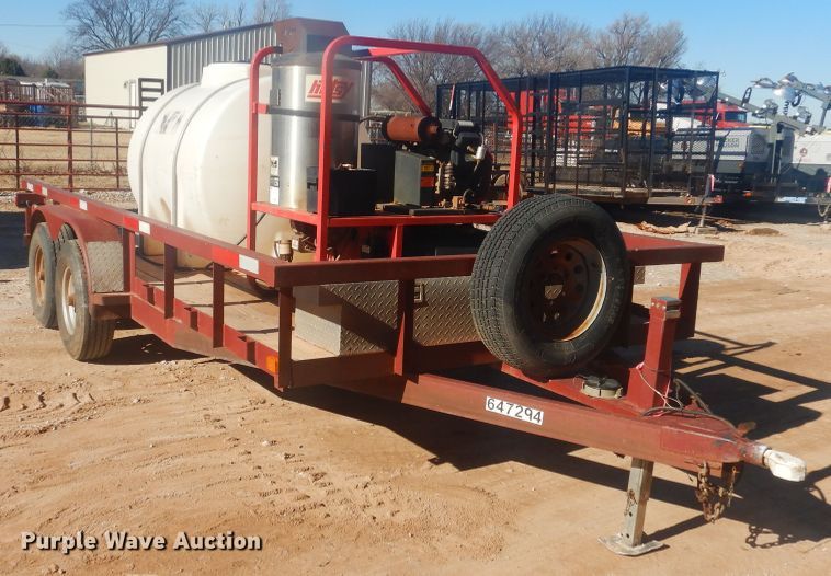 image for item DI3626 2013 Horse Creek utility trailer with pressure washer