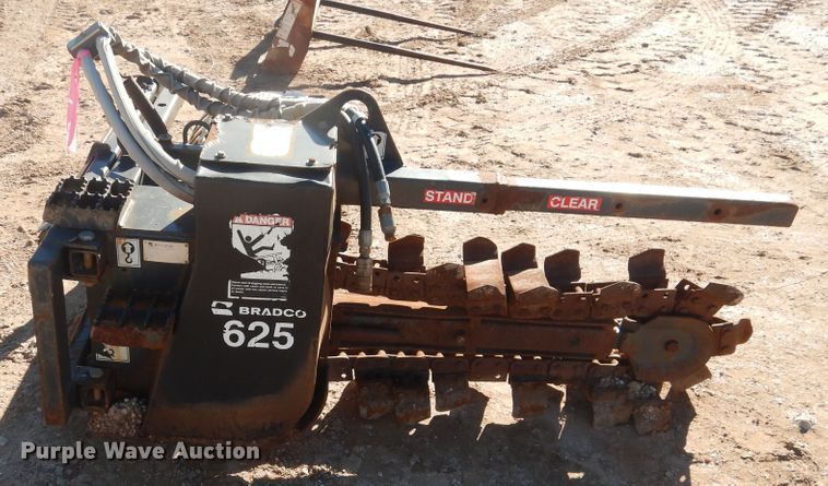 image for item DI3628 Bradco 62S skid steer trencher