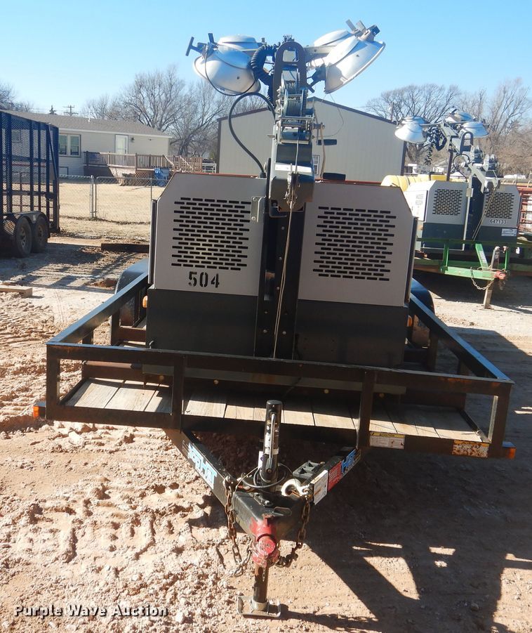 image for item DI3632 2014 Top Hat utility trailer with light plant