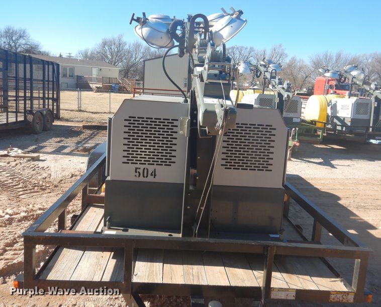 image for item DI3632 2014 Top Hat utility trailer with light plant