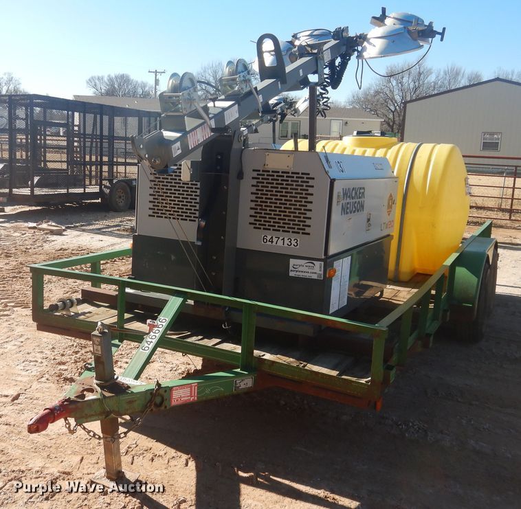 image for item DI3633 2013 Holt utility trailer with light plant