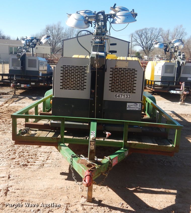 image for item DI3633 2013 Holt utility trailer with light plant