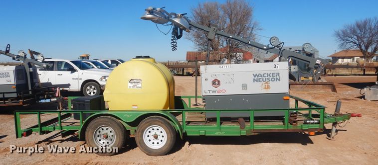 image for item DI3633 2013 Holt utility trailer with light plant