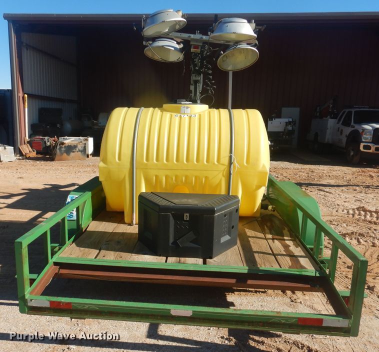 image for item DI3633 2013 Holt utility trailer with light plant