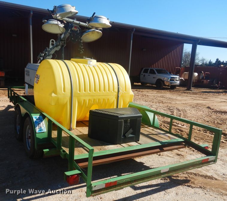 image for item DI3633 2013 Holt utility trailer with light plant