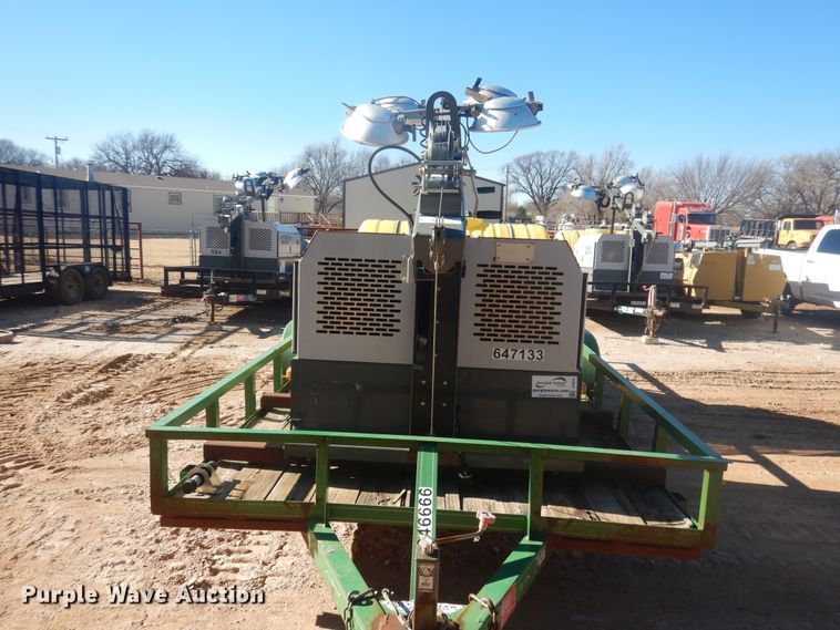 image for item DI3633 2013 Holt utility trailer with light plant