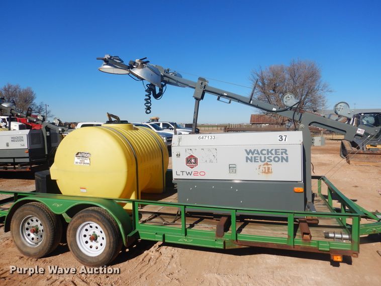 image for item DI3633 2013 Holt utility trailer with light plant