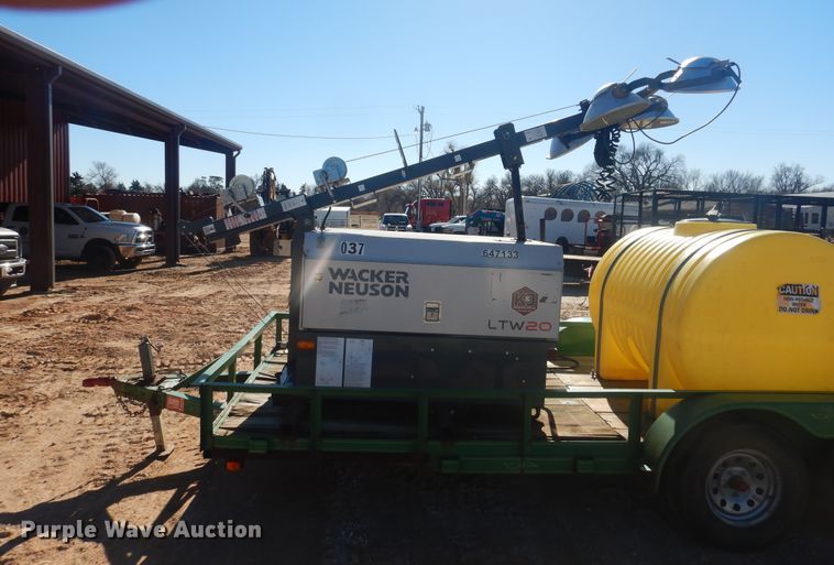 image for item DI3633 2013 Holt utility trailer with light plant