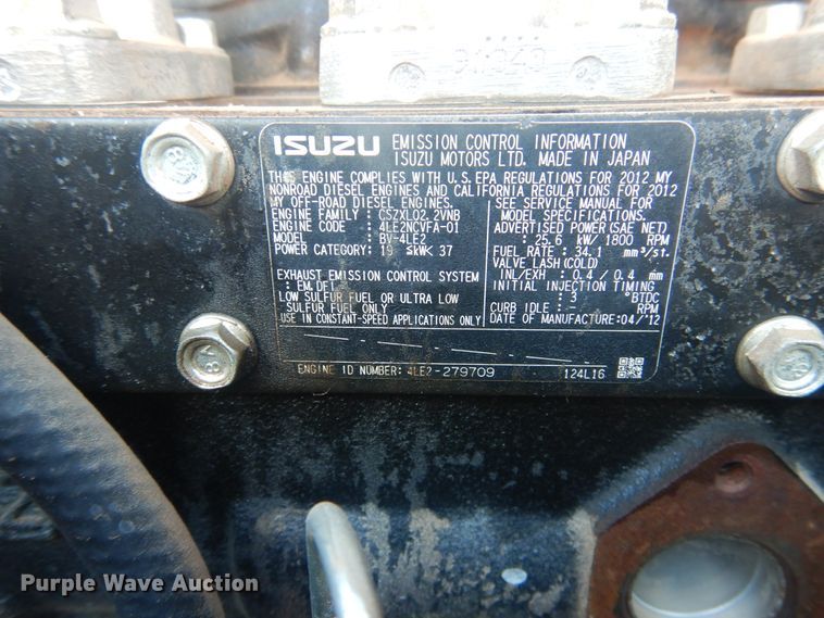 image for item DI3633 2013 Holt utility trailer with light plant