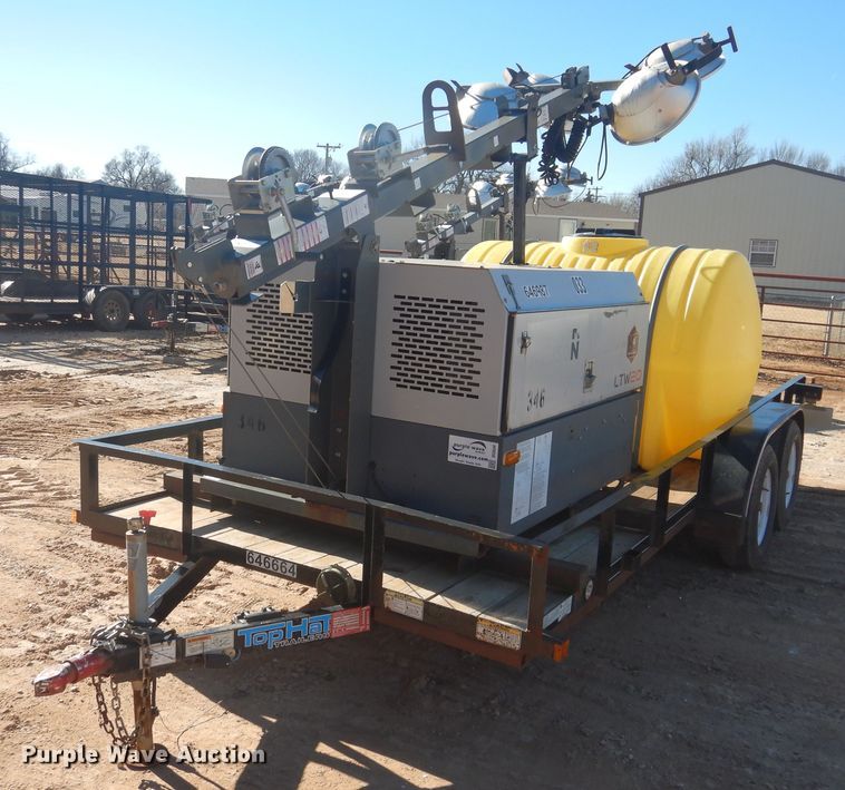 image for item DI3634 2013 Top Hat utility trailer with light plant