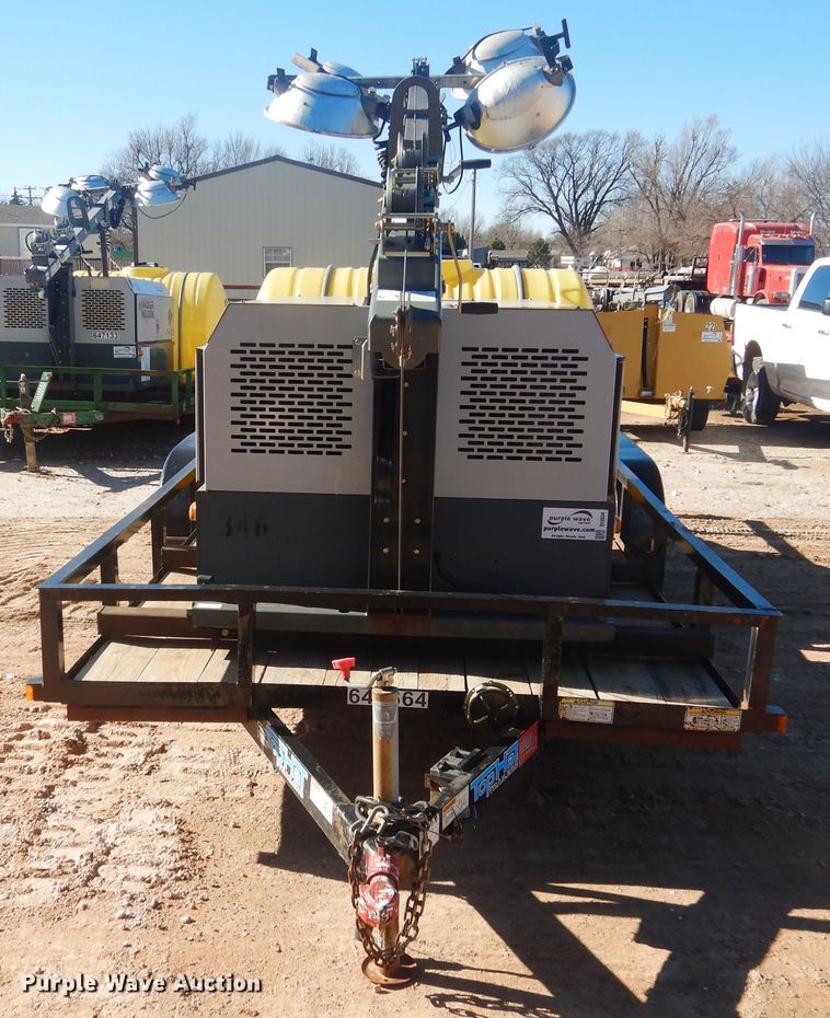 image for item DI3634 2013 Top Hat utility trailer with light plant