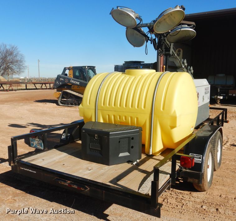 image for item DI3634 2013 Top Hat utility trailer with light plant