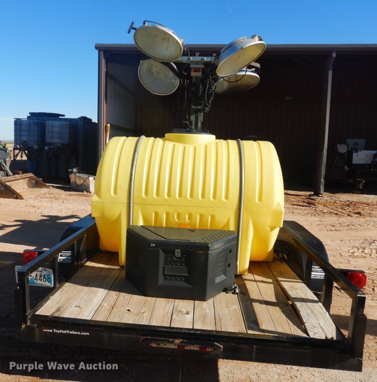 image for item DI3634 2013 Top Hat utility trailer with light plant