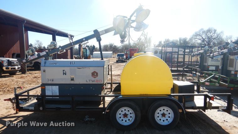 image for item DI3634 2013 Top Hat utility trailer with light plant