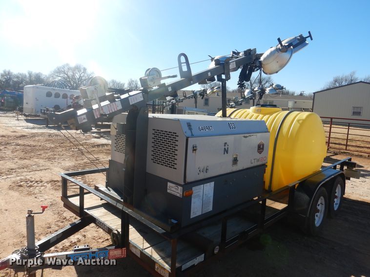 image for item DI3634 2013 Top Hat utility trailer with light plant