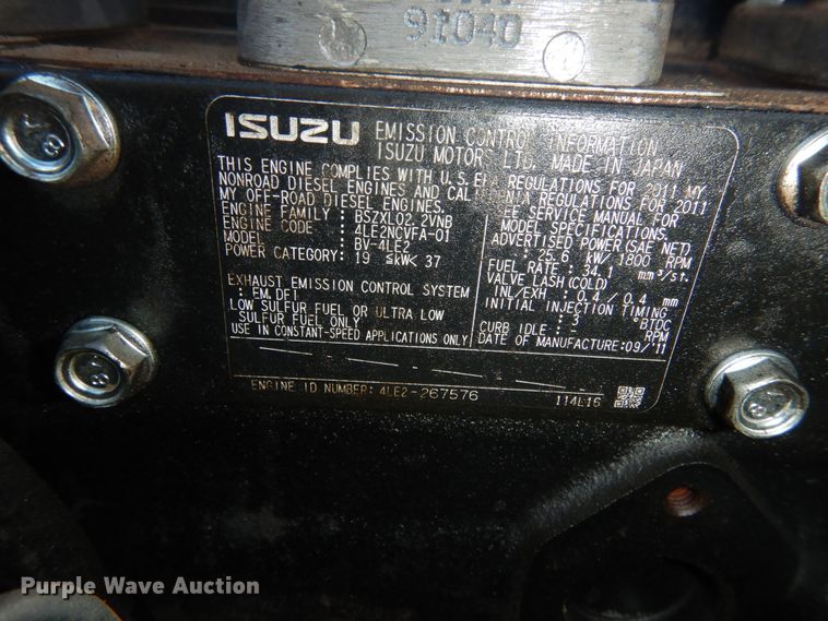 image for item DI3634 2013 Top Hat utility trailer with light plant