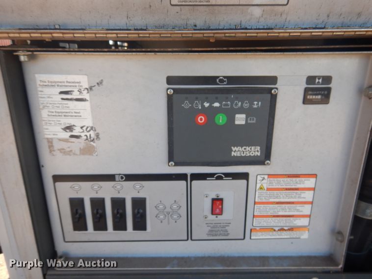 image for item DI3634 2013 Top Hat utility trailer with light plant