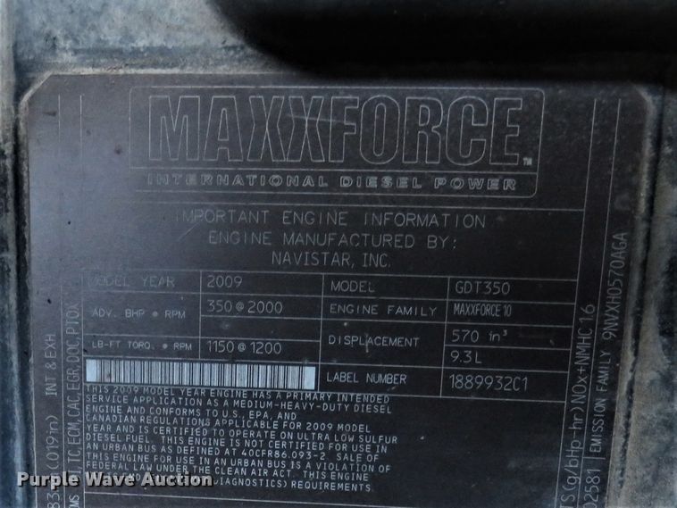 image for item DI3928 2011 International 7500  dump truck