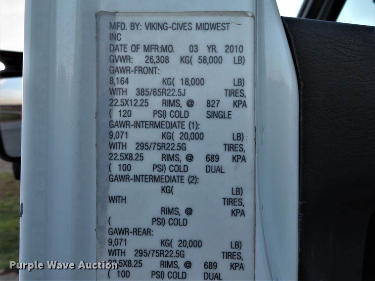 image for item DI3928 2011 International 7500  dump truck