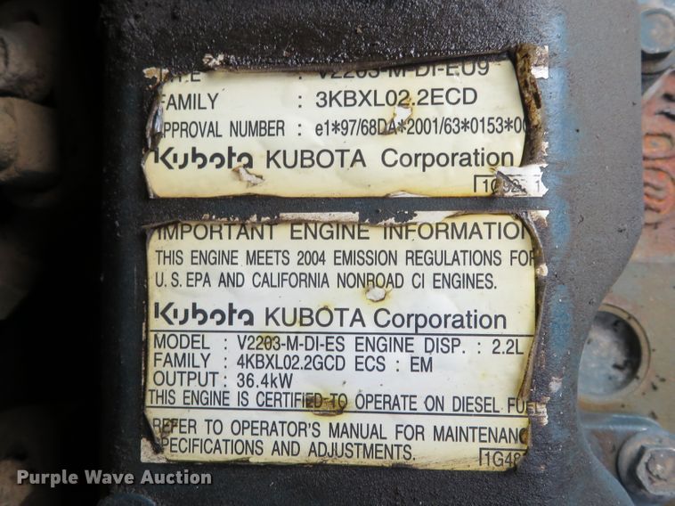 image for item DI3936 2004 Bobcat 430 ZHS  mini excavator