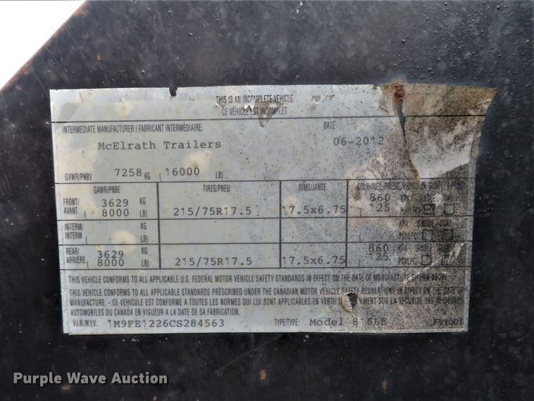 image for item DI3952 2012 Vermeer V800LEHD vacuum excavator