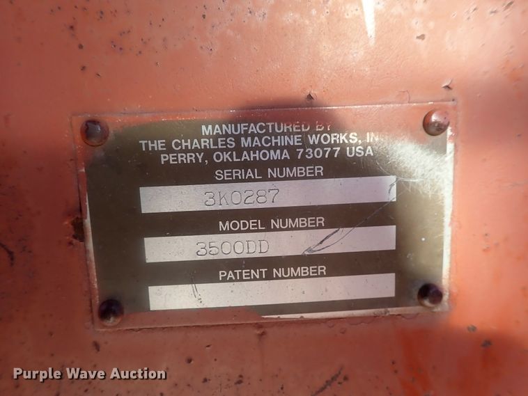 image for item DI7328 1993 Ditch Witch 3500  trencher