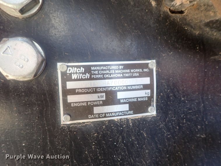 image for item DI7331 2007 Ditch Witch RT95H  cable plow