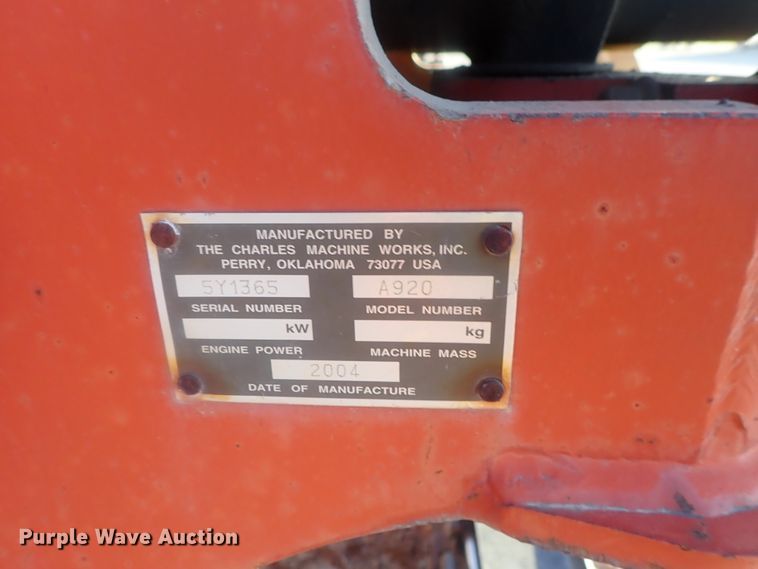 image for item DI7332 2007 Ditch Witch RT115  trencher