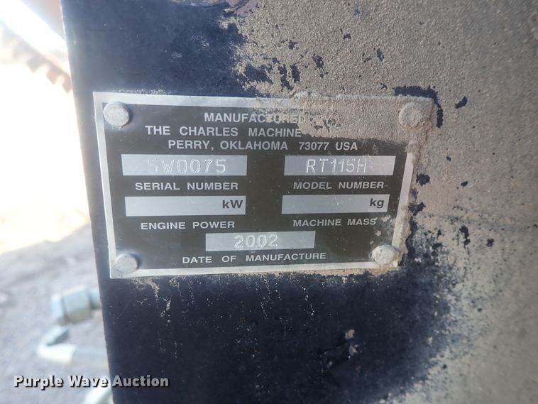 image for item DI7333 2002 Ditch Witch RT115  cable plow