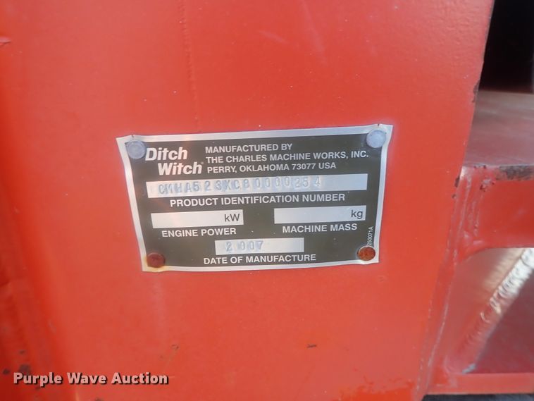 image for item DI7334 2009 Ditch Witch ZRT65  trencher