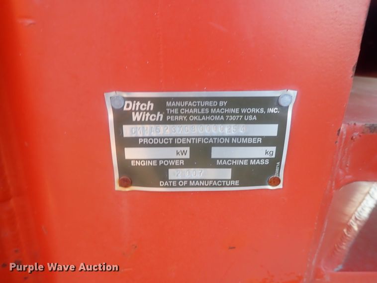 image for item DI7334 2009 Ditch Witch ZRT65  trencher