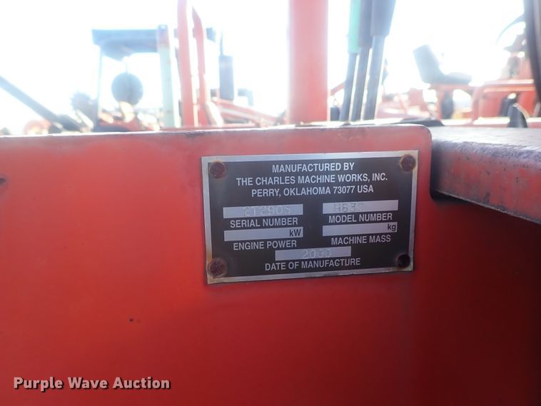 image for item DI7337 2000 Ditch Witch 8020  cable plow