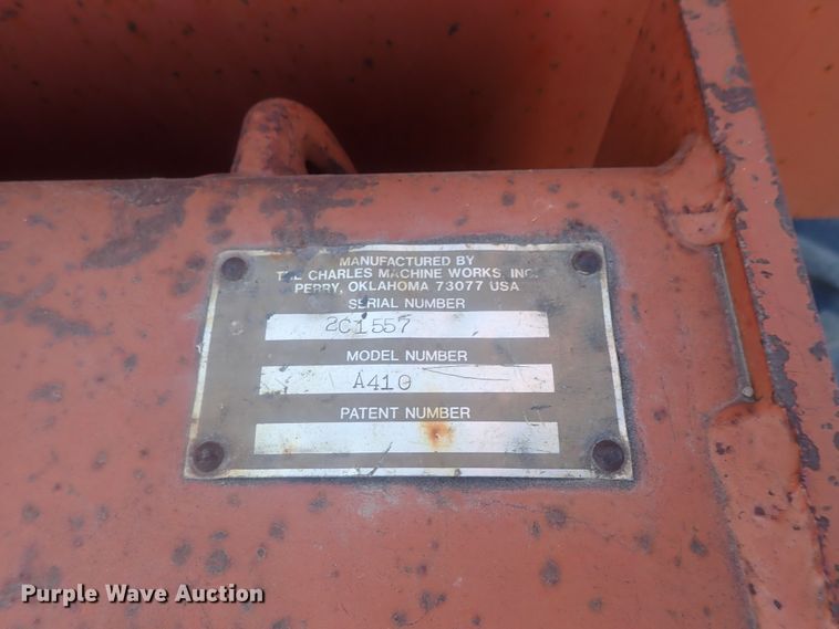 image for item DI7340 1986 Ditch Witch 4010  trencher