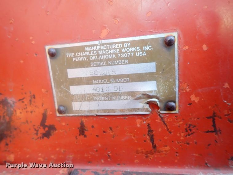 image for item DI7340 1986 Ditch Witch 4010  trencher