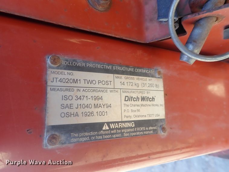 image for item DI7345 2002 Ditch Witch JT4020AT  directional boring unit