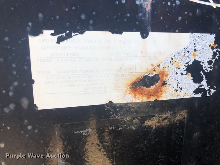 image for item DI7348 2013 PJ LD30GN equipment trailer