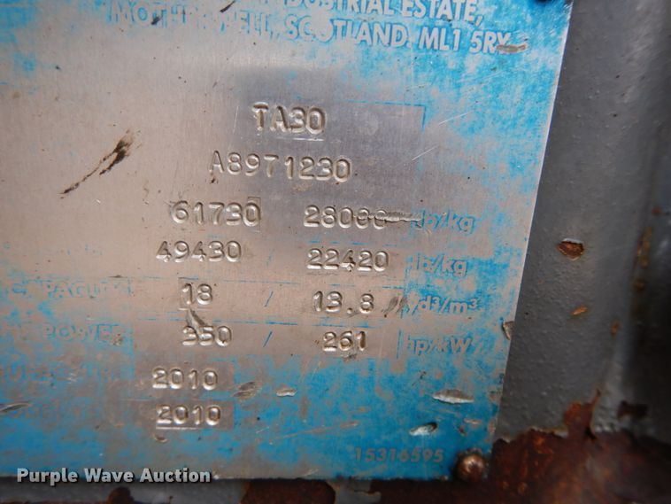 image for item DI8397 2010 Terex TA30  haul truck