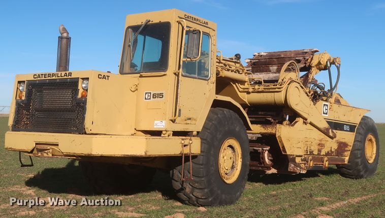 image for item DJ1820 1983 Caterpillar 615  elevating scraper